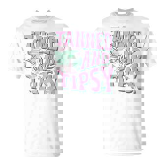 Tanned And Tipsy Beach Summer Vacation T-Shirt - Monsterry