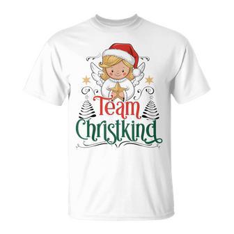 Team Christkind Christmas Eve Family Costume T-Shirt - Geschenkecke