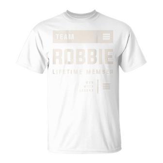 Team Robbie Lifetime Member Name Robbie T-Shirt - Geschenkecke