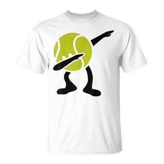 Tennis Dabbing Tennis Ball Tennis Player Ball Sport T-Shirt - Geschenkecke