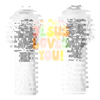 Toddler Jesus Loves You- Groovy Girls Christian T-Shirt - Thegiftio UK