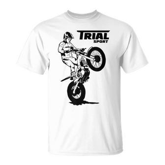 Trial Motorcycle Trial Rider Moto Trial T-Shirt - Geschenkecke