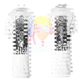 Trump 4 De Julio Merica Hombres Es EeUu Bandera Americanaintage Camiseta unisex - Regaloses