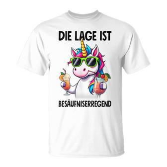 With Unicorn Motif T-Shirt - Geschenkecke