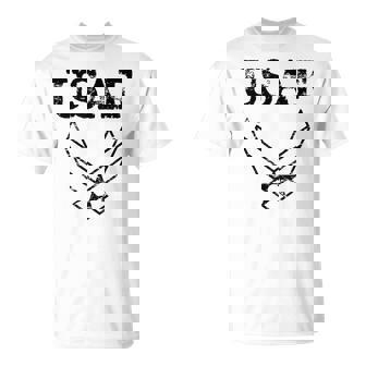 Usaf Us Air Force Con Insignia Envejecida Camiseta unisex - Regaloses