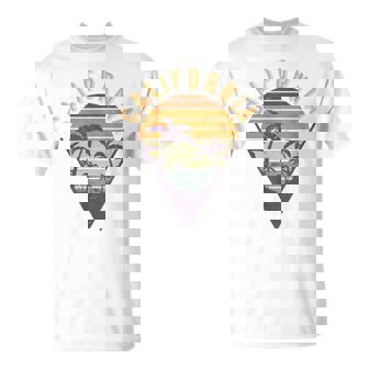 Vacances Ca Été Tropical Cali Retro Palmier Californie T-Shirt - Cadeauxyz