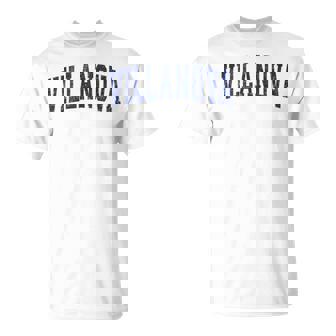 Villanova Pennsylvania Pa Vintage Athletic Sports T-Shirt | Mazezy