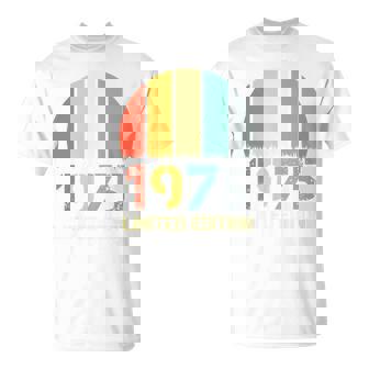 Vintage 1975 Para Edición Limitada Cumpleaños 1975 Manga Larga Camiseta unisex - Regaloses