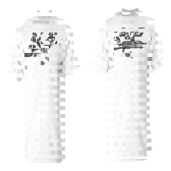 Vintage Ak-47 Rifle Envejecido Camiseta unisex - Regaloses