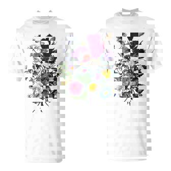 Vintage Botanische Blume Wildflower Garden Botanics T-Shirt - Seseable