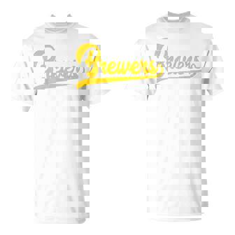 Vintage Brewers Nickname Brewers Throwback T-Shirt | Mazezy