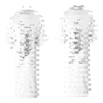 Vintage Patent Print 1885 Bee Hive Beekeeper T-Shirt - Monsterry