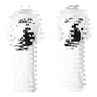 Vintage I Regret Nothing Cat T-Shirt - Monsterry