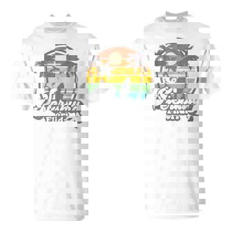 Vintage St Petersburg Beach Florida Surfing Retro Surf T-Shirt - Monsterry
