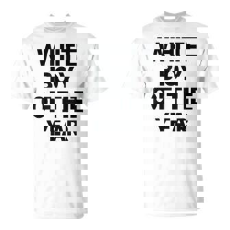 White Boy Of The Year T-Shirt - Thegiftio UK