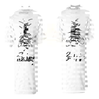 Women's Bee Happy Women's Bee Statement With Print Beekeeper T-Shirt - Geschenkecke