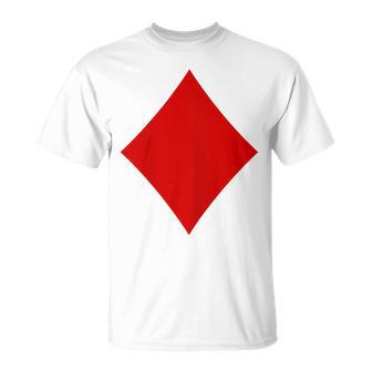 Women's Card Game Costume Playing Card Checked Fancy Dress & Carnival T-Shirt - Geschenkecke