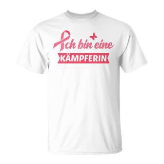 Women's Tumor Ich Bin Eine Kämpfferin Krebs Diegt Chemotherapy S T-Shirt - Geschenkecke