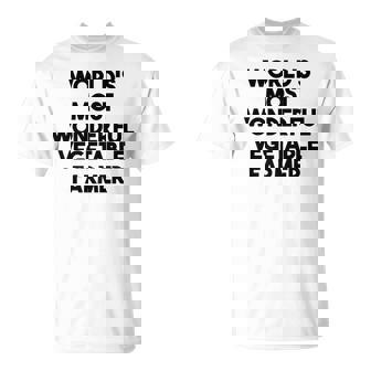 World's Most Wonderful Vegetable Farmer Premium T-Shirt - Monsterry