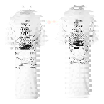 Zebra Finch With Floral Headband T-Shirt - Monsterry