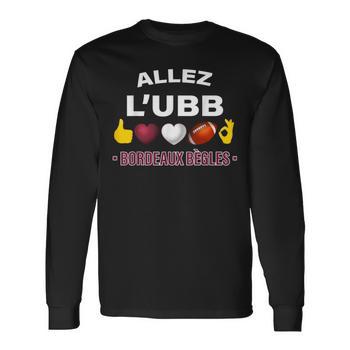 Body Bébé Bio Manches Longues Rugby Bogosse Supporter Bordeaux-Bègles – Cadeau Bébé UBB