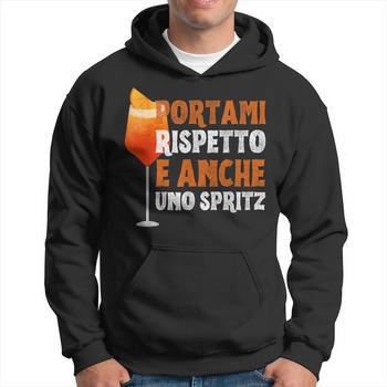Felpa Con Cappuccio Unisex Felpa Con Cappuccio Guiran Aperol Spritz Divertente E Comoda 1106177