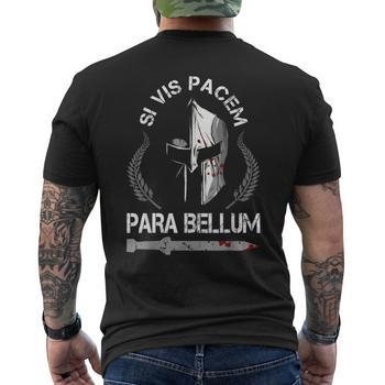 Sweat à Capuche « Si Vis Pacem Para Bellum » – Motif Motivation Combat – Coupe Classique – 241 G – Pour Sport, Salle De Gym
