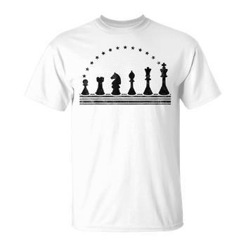 Camiseta De Ajedrez Evolución Del Tablero | Diseño Divertido Para Jugadores De Club Y Viajes | Regalo Original Para Amantes Del Ajedrez