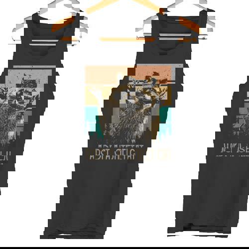 Adopt A Street Cat Tank Top - Artsy Animal Lovers Gift - Raccsy