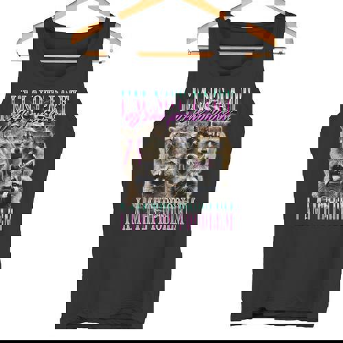 Raccoon Meme Bootleg Tank Top - Casual Humor | Unisex Tank Top - Raccsy