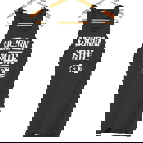 Raccoon Mode On Tank Top | Fun Trash Panda Animal Lover Theme - Raccsy