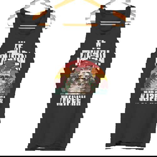 Raccoon Whisperer Vintage Retro Tank Top | Nature Lover's Choice - Raccsy