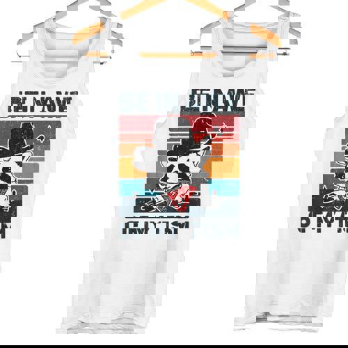 Be In Awe Of My 'Tism Vintage Autistic Autism Raccoon Tank Top - Raccsy UK