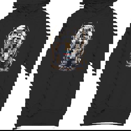 Raccoon Hoodie for Unisex - Playful Noodle Feast Theme - Raccsy