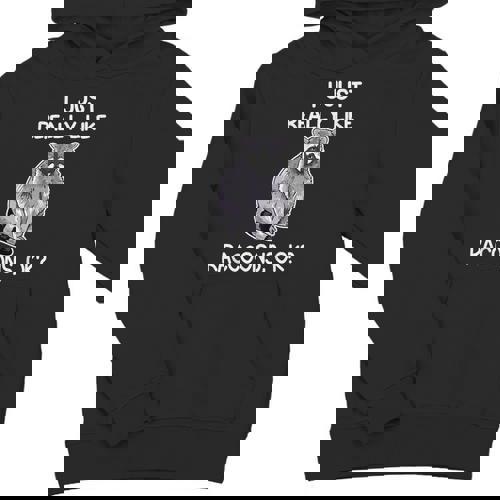 Raccoon Love Youth Hoodie - Fun Animal Design for Kids - Raccsy