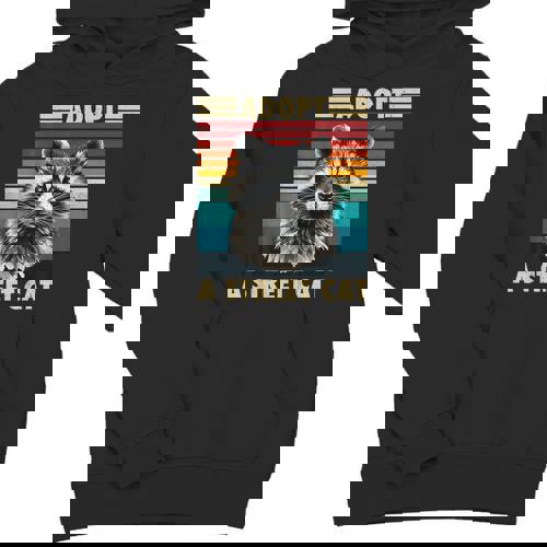 Raccoon Retro Hoodie - Unisex Youth Gift for Vintage Style Lovers - Raccsy