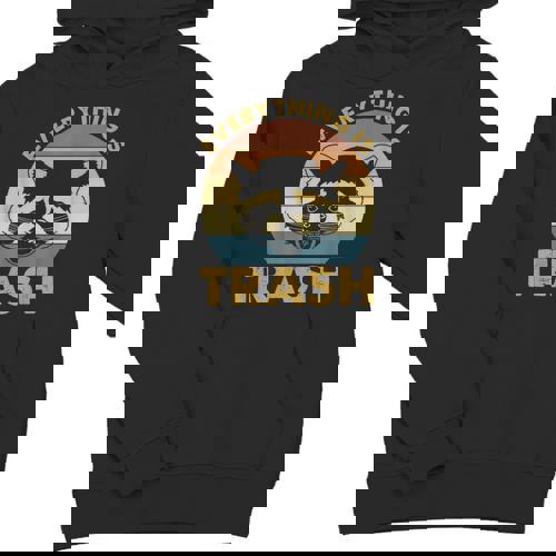 Vintage Raccoon Lovers Hoodie - Unisex Youth | Fun Retro Style - Raccsy