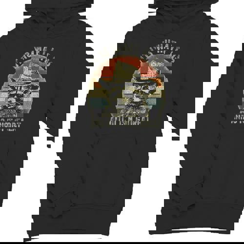 Whimsical Raccoon 'Trash Panda' Unisex Youth Hoodie | Fun & Playful - Raccsy
