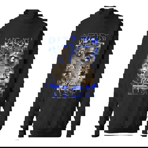 Autistic Raccoon Rizz Sweatshirt - Fun Meme Fashion - Raccsy