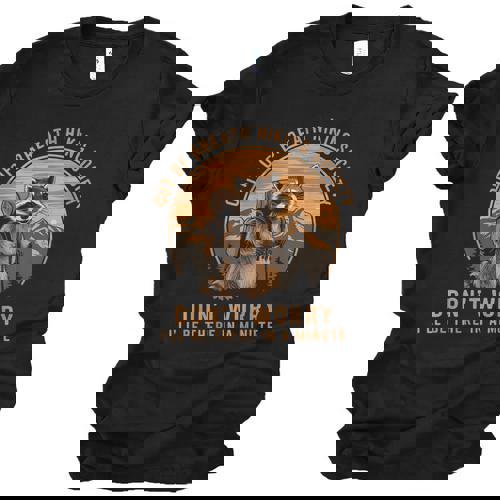 Out of Breath Hiking Society Raccoon Tee - Vintage Unisex Fit - Raccsy