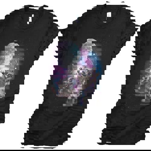 Raccoon Howling At Moon Unisex Jersey T-Shirt - Animal Lover's Dream - Raccsy