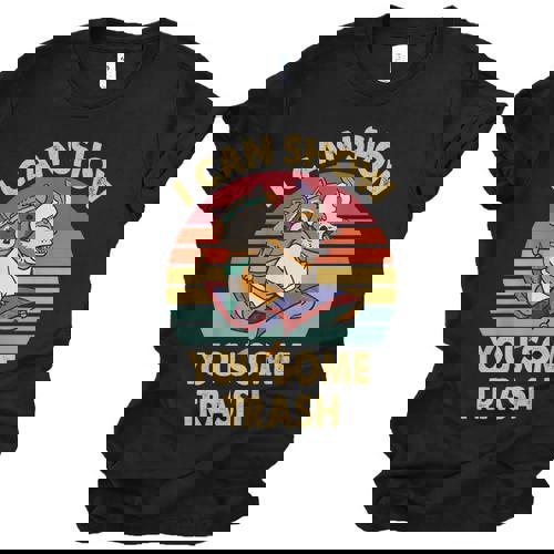 Raccoon Lover's Vintage Unisex Jersey T-Shirt - Classic Trash Design - Raccsy
