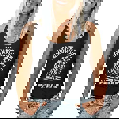 Cowboy Raccoon Women's Tank Top - Quirky Humor Statement - Raccsy