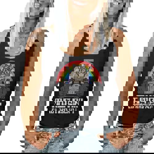 Raccoon Trash Can Cat Tank Top | Unisex Fun Streetwear for All Ages - Raccsy