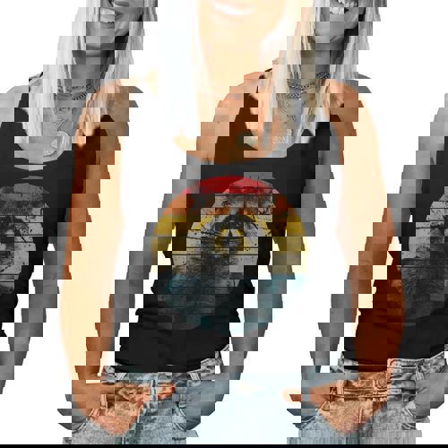 Raccoon Women’s Tank Top - Fun Outdoor Adventure Apparel - Raccsy