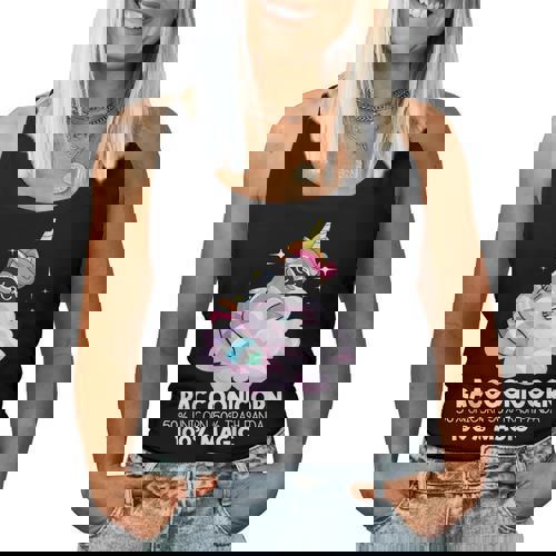Raccoonicorn Unicorn Trash Panda Raccoon Lover Women Tank Top - Raccsy