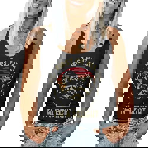 Sarcastic Raccoon Lover Tank Top for Women | Fun & Playful - Raccsy