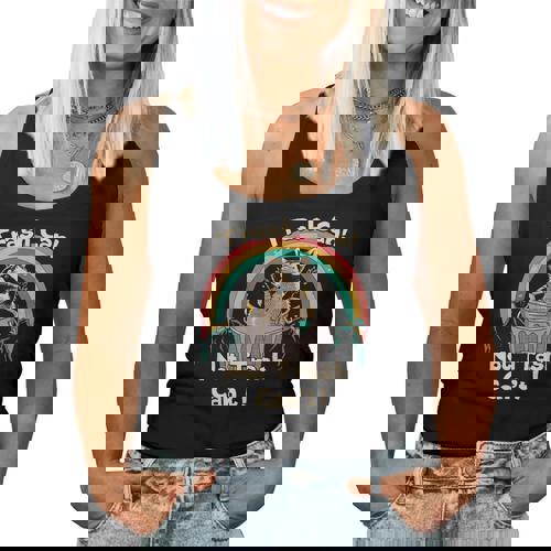 Trash Can Not Trash Can't Raccoon Women Tank Top - Raccsy
