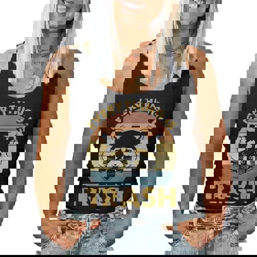 Vintage Raccoon Lovers Tank Top - Women's Style | Unique Gift - Raccsy