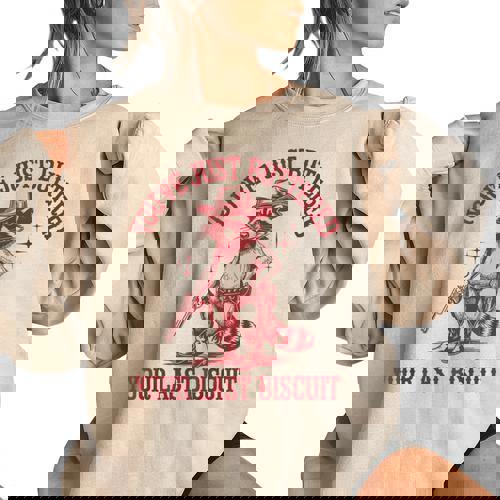 Cowboy Raccoon Oversized Sweatshirt | Funny Western Women's Top - Raccsy